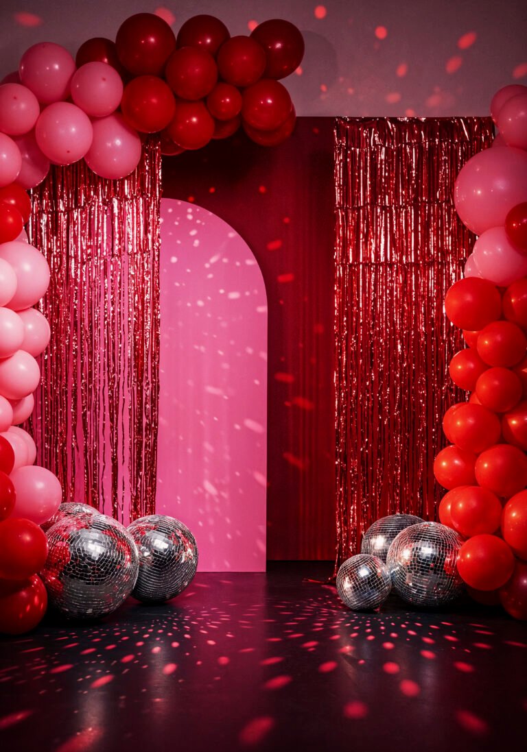 disco-party-scene-with-balloons-disco-balls